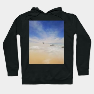 Sky View from Plane Window Hoodie